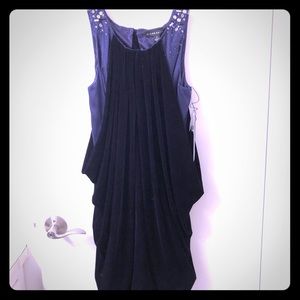 Aidan Mattox size 8 dark blue NWT dress